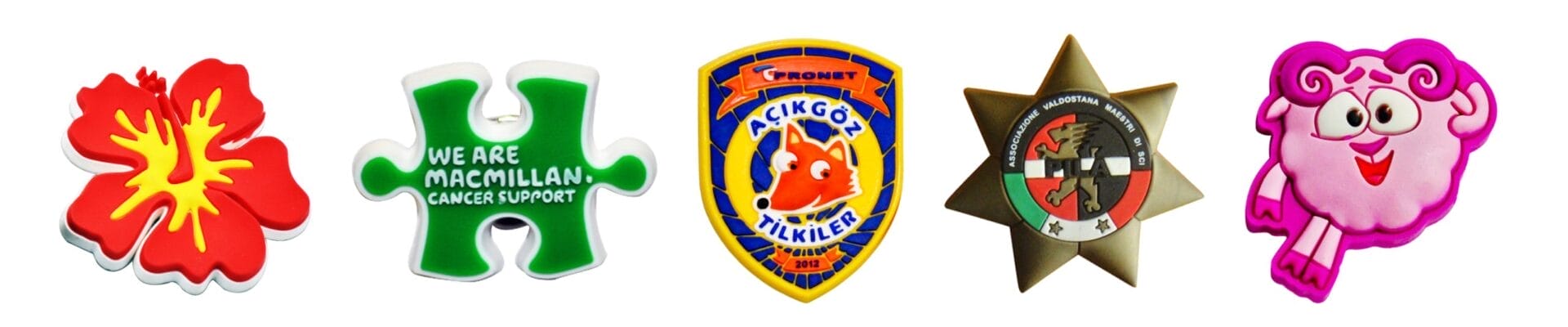 PVC徽章客製、軟膠徽章製作