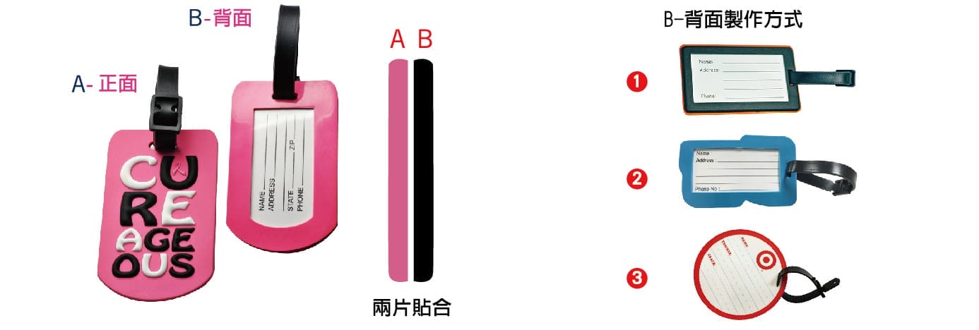 軟膠行李吊牌製作方式
