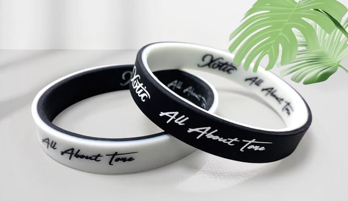 雙圈效果手環、橡膠手環、活動手環訂製