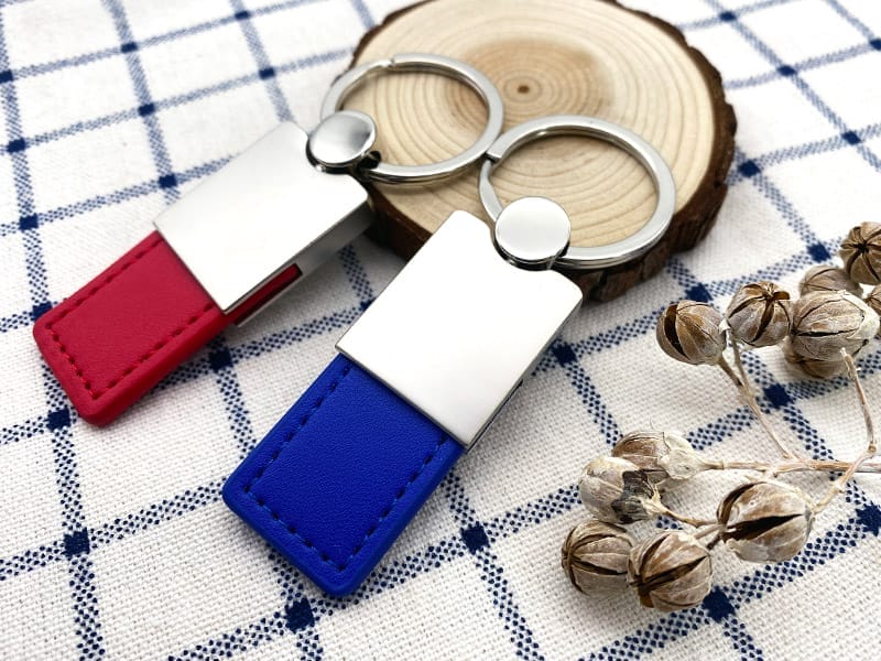 金屬皮革鑰匙圈製作、客製化皮革鑰匙圈