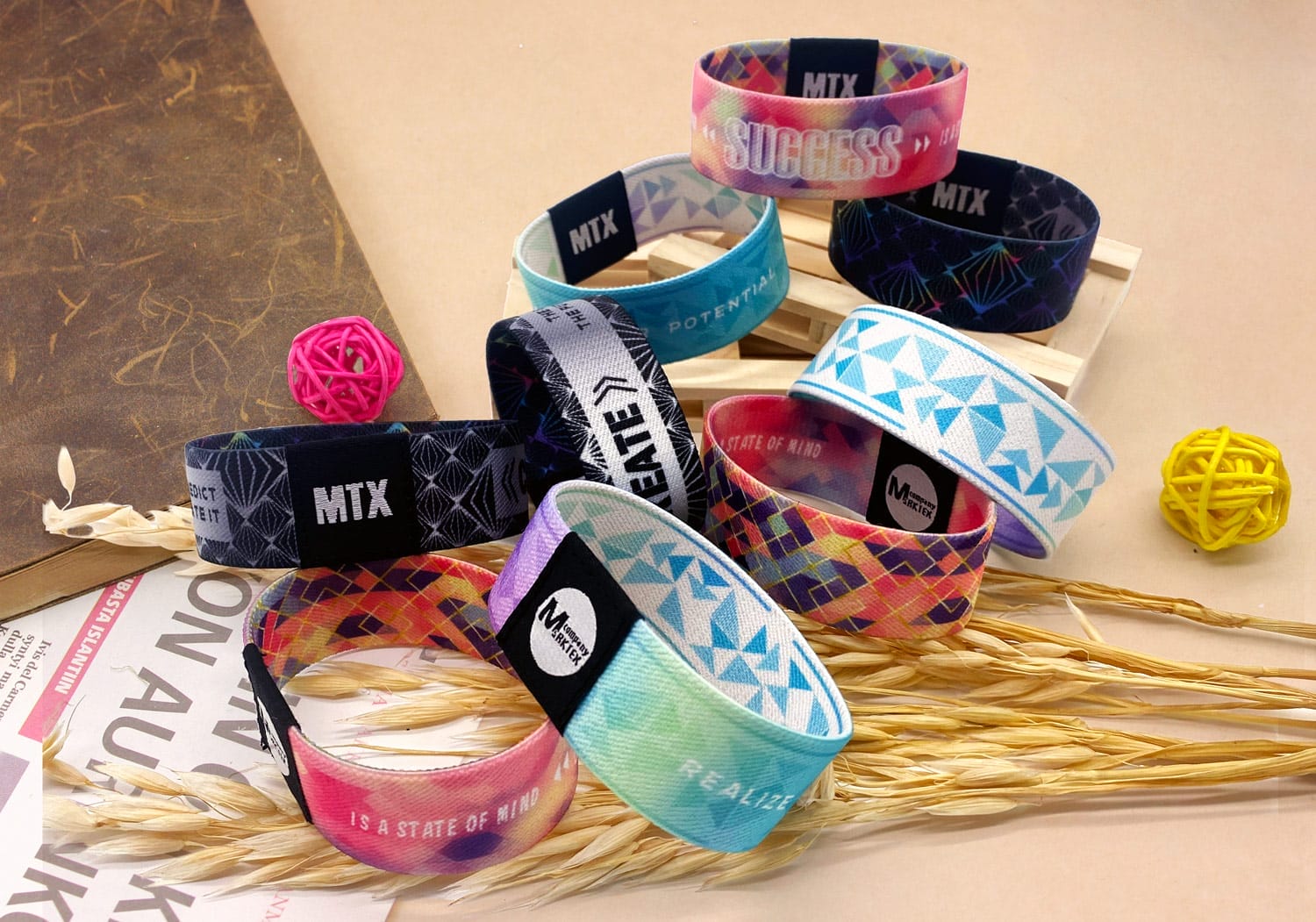 全彩彈力手環、運動彈力手環製作