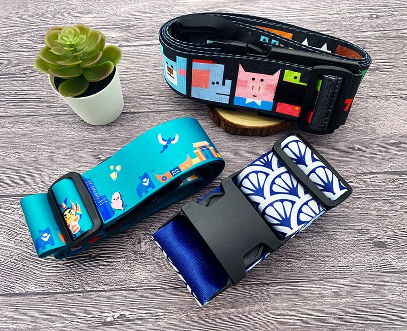 行李束帶製作、客製行李箱綁帶