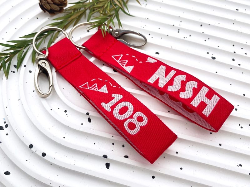 緹花飄帶鑰匙扣製作