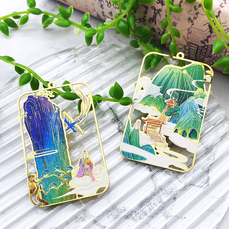 客製化金屬書籤、鏤空書籤訂製-1