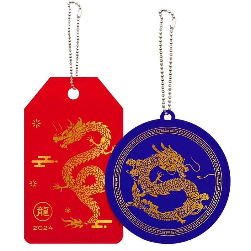 皮製鑰匙圈、造型皮革御守