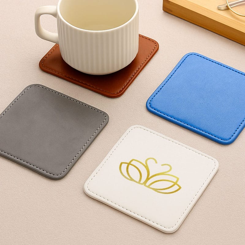 皮革杯墊客製