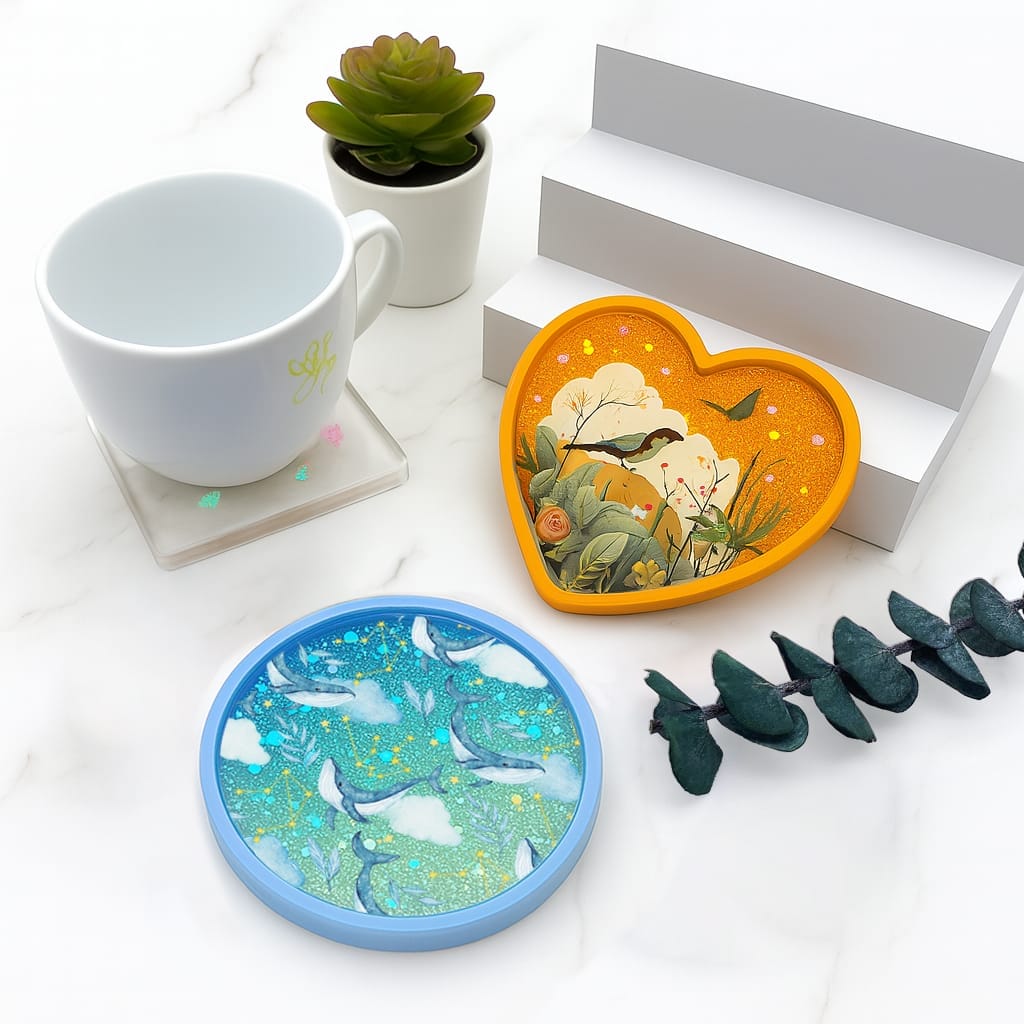 流沙杯墊、壓克力杯墊客製