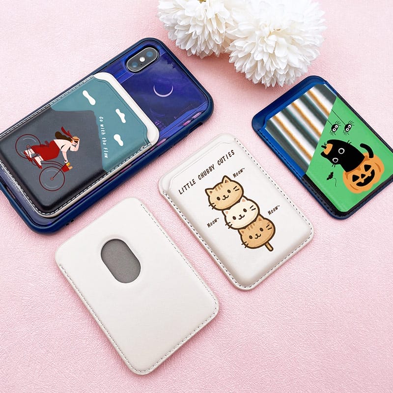 客製化皮革磁吸卡套